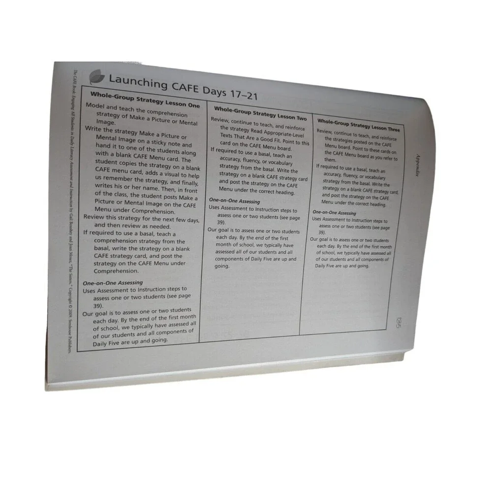 The CAFE Book : Engaging All Students in Daily Literacy Assessment/Instruction - Picture 5 of 9